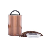 Airscape Classic Stainless Steel Canister: 7" / Charcoal - Matte Black