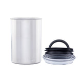 Airscape Classic Stainless Steel Canister: 7" / Charcoal - Matte Black