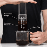 AeroPress Clear Coffee Maker: Red