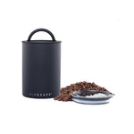 Airscape Classic Stainless Steel Canister: 7" / Charcoal - Matte Black