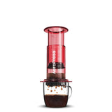 AeroPress Clear Coffee Maker: Red