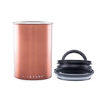 Airscape Classic Stainless Steel Canister: 7" / Charcoal - Matte Black